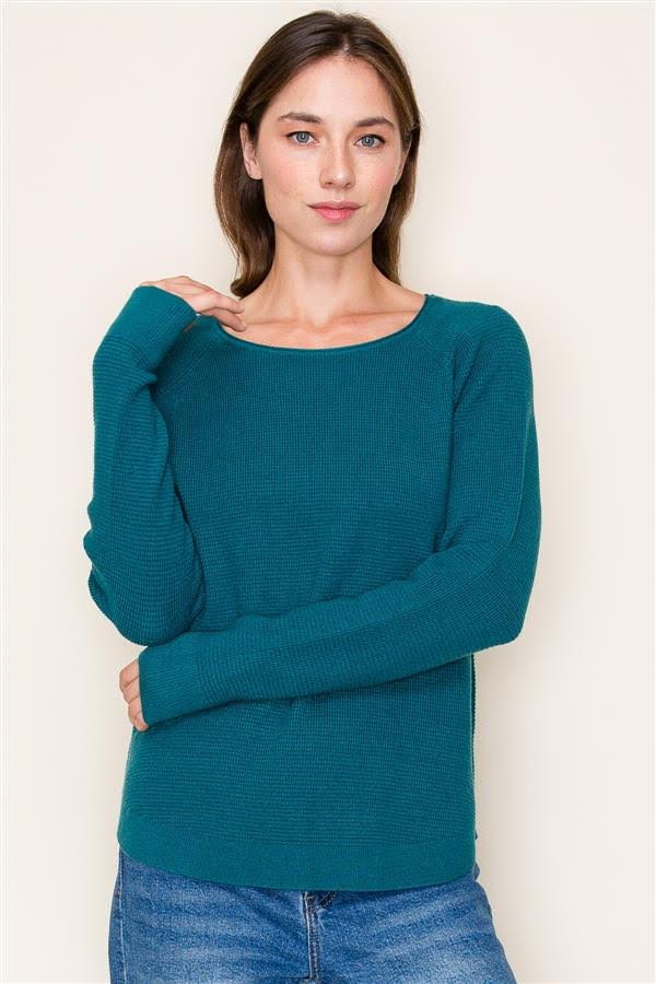 Elizabeth Pullover - Kingfisher / Sea Green